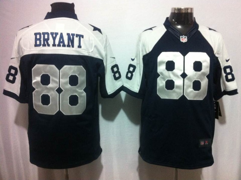 Dallas Cowboys 88 Bryant Blue Thankgivings Nike Game Jersey